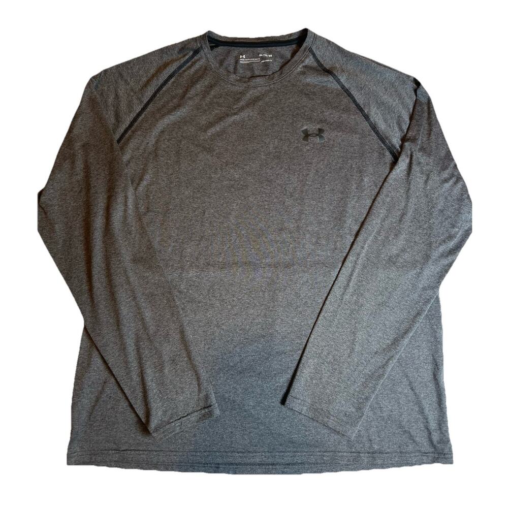 Under Armour Loose Fit HeatGear Long Sleeve Tshirt Base Layer, Men’s XL